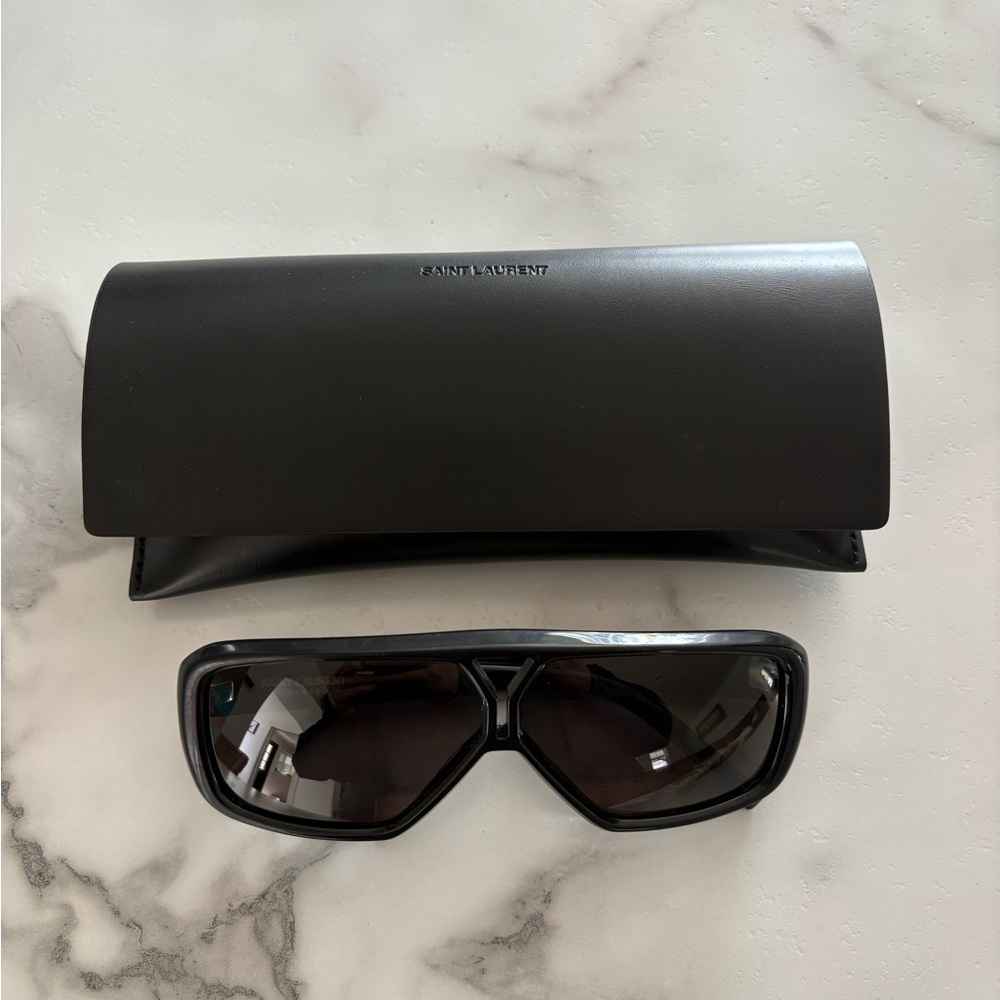 Saint Laurent SL569 Y Black Sunglasses w/Case